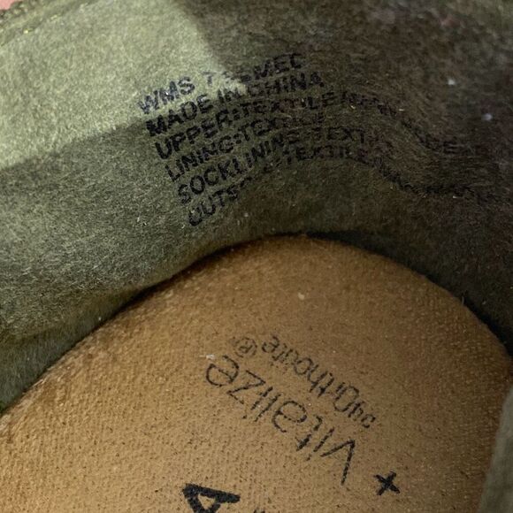 Sonoma Women's Green Vitalize Ortholite Knit Slip-On Sneakers Size 7 - Picture 16 of 16